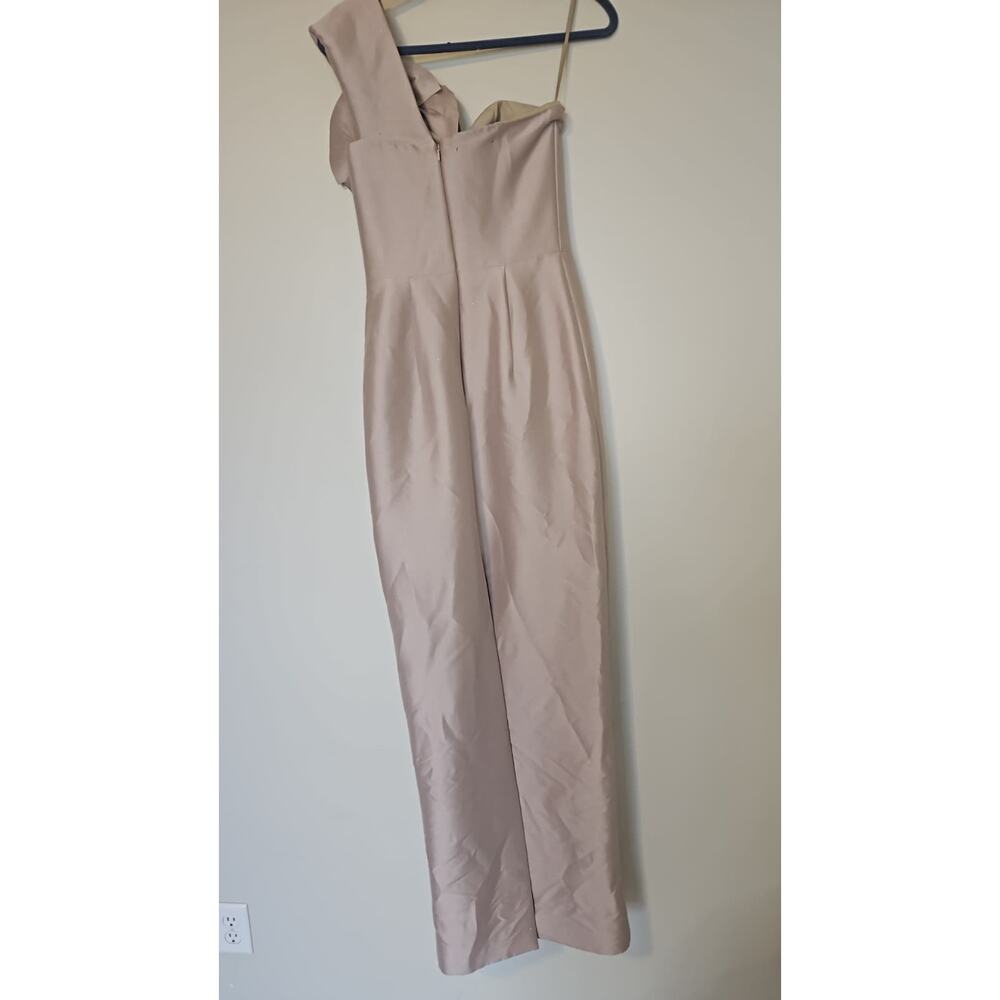 Terani Couture 231E0319 One Sleeve 3D Floral Gown Pink – Size 4 - Picture 3 of 6